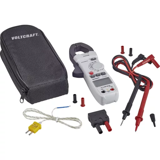 AC váltóáramú lakatfogó műszer, multiméter CAT III 600 V, 400 A/AC Voltcraft VC-519