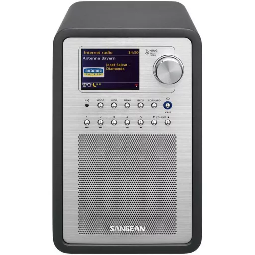 Sangean WFR-70 (SmartLink 1) Asztali internetrádió DAB+, URH, Internet AUX, USB, Internetrádió Spotify, DLNA-ra alkalmas Szürke