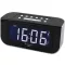 Nagykijelzős digitális ébresztőóra, rádiós ébresztőóra, fekete színű SoundMaster FUR4005