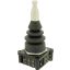 Joystick 250 V/AC Egyenes kar Forrasztható IP67 APEM 3D1-ZBH-08-388 1 db