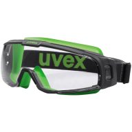   uvex u-sonic 9308245 Védőszemüveg UV-védelemmel Fekete, Zöld