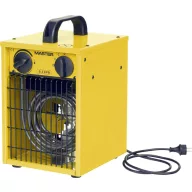   Elektromos fűtőventilátor, 1000/2000W, 30 m³, sárga/fekete, Master Klimatechnik B-2IT