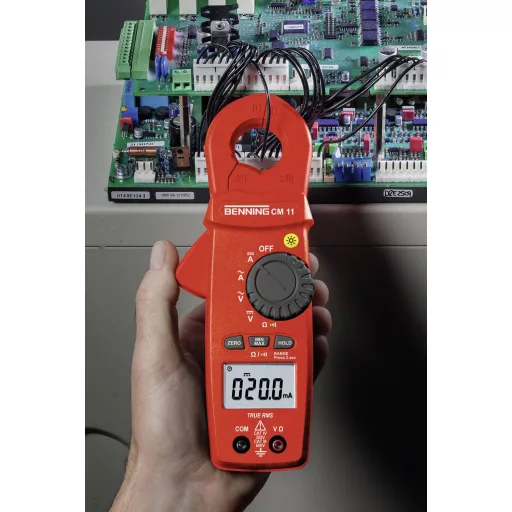 Benning CM 11 Lakatfogó, Kézi multiméter Kalibráció (ISO) digitális CAT IV 300 V Kijelző (digitek): 6000