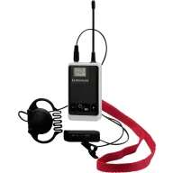   Headset Beszéd mikrofon Monacor ATS-22T Átviteli mód:Digitális, Rádiójel vezérlésű Kapcsoló