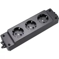   Wieland Electric 99.601.0028.0 3 részes Dugalj modul kapcsoló nélkül Fekete