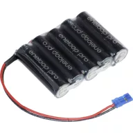   Panasonic eneloop Pro Reihe F1x5 Graupner Akkucsomag Cellaszám: 5 Elem- és akkuméret: Ceruza (AA) Kábel, Dugó NiMH 6 V 2450 mAh