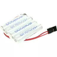   Panasonic eneloop Reihe F1x4 Akkucsomag Cellaszám: 4 Elem- és akkuméret: Mikro (AAA) Kábel, Dugó NiMH 4.8 V 750 mAh