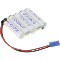   Panasonic eneloop Reihe F1x5 Akkucsomag Cellaszám: 5 Elem- és akkuméret: Mikro (AAA) Kábel, Dugó NiMH 6 V 750 mAh