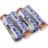   Panasonic Reihe F1x4 Akkucsomag Cellaszám: 4 Elem- és akkuméret: Ceruza (AA) U forrfül NiMH 4.8 V