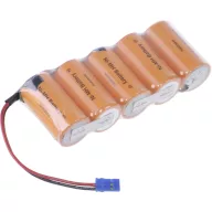   Panasonic Reihe F1x5 Graupner Akkucsomag Cellaszám: 5 Elem- és akkuméret: Sub-C Kábel, Dugó NiMH 6 V 3000 mAh