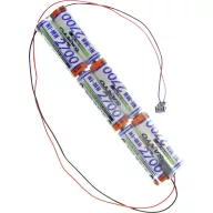   Panasonic Inline L2x3 MPX Akkucsomag Cellaszám: 6 Elem- és akkuméret: Ceruza (AA) Kábel, Dugó NiMH 7.2 V 2700 mAh