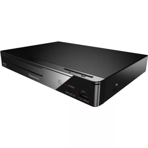 Panasonic DMP-BDT167 3D-blu-ray lejátszó Full HD upscaling Fekete