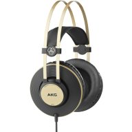   AKG Harman K92 Stúdió Over Ear fejhallgató Vezetékes Fekete, Arany