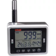   Hőmérséklet és páratartalommérő adatgyűjtő, széndioxid CO2 levegőminőség mérő rotronic CL11