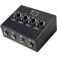   Fejhallgató erősítő és hangerőszabályzó, 4 csatornás Tie Studio 19-90009