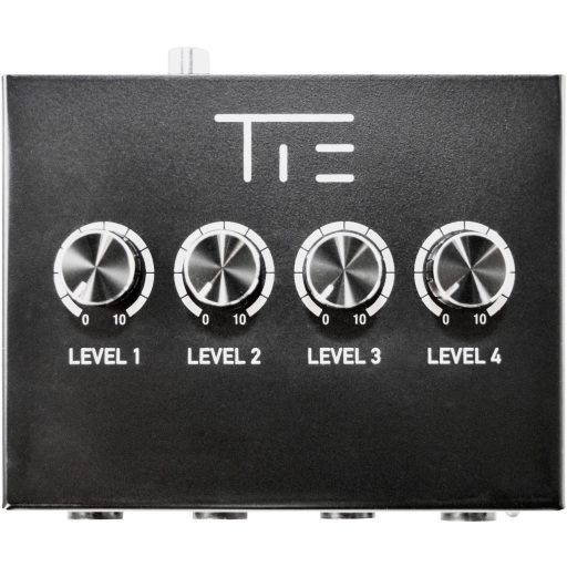 Fejhallgató erősítő és hangerőszabályzó, 4 csatornás Tie Studio 19-90009