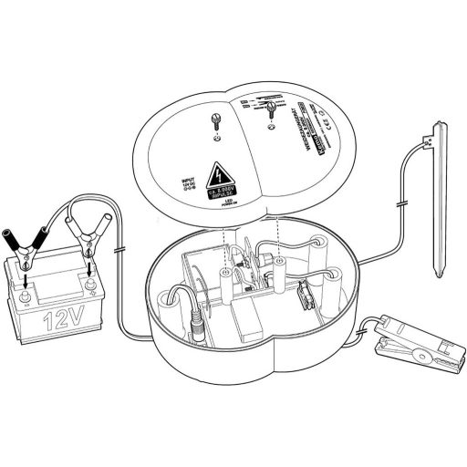 Villanypásztor, állatriasztó, Kemo FG028