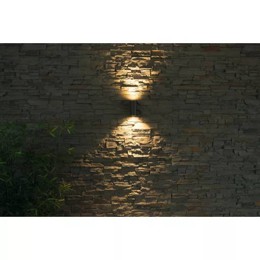 Heitronic Ambos 35376 Kültéri fali lámpa LED GU10 22 W Grafit