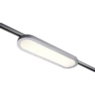   Nagyfeszültségű sínrendszer lámpa URail Fixen beépített LED-es 7 W LED Paulmann Panel Loop Króm (matt)