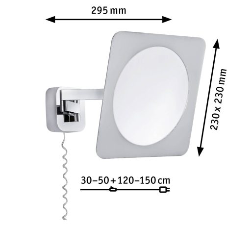 Paulmann Bela 70468 LED-es tükörmegvilágítás 5.7 W Melegfehér Króm