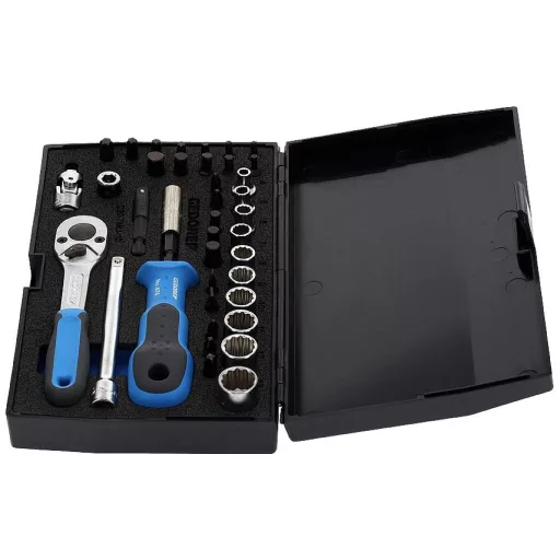 Gedore neu Dugókulcs készlet Metrikus 1/4 (6,3 mm) 40 részes 1815660