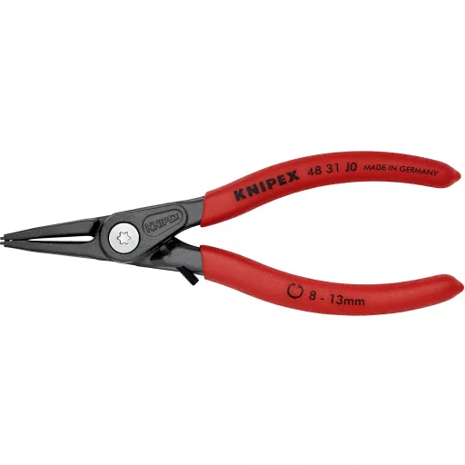 Knipex 48 31 J0 Seeger gyűrű fogó Alkalmas Belső csapágygyűrűk 8-13 mm Hegy forma Egyenes