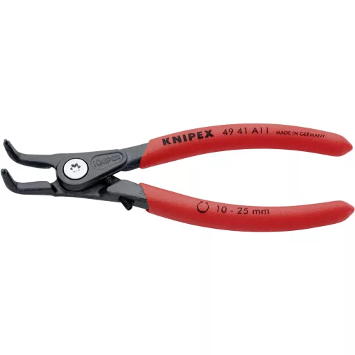 Knipex 49 41 A11 Seeger gyűrű fogó Alkalmas Külső csapágygyűrűk 10-25 mm Hegy forma Hajlított, 90°