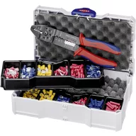   Knipex 97 90 26 Krimpelő fogó készlet 301 részes Szigetelt kábelsaruk, Szigetelt dugós csatlakozó 1.5 - 6 mm²