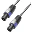 Adam Hall Speakon hangfalkábel [Speakon dugó - Speakon dugó] 4 x 2.5 mm² 3m fekete K4S425SS0300
