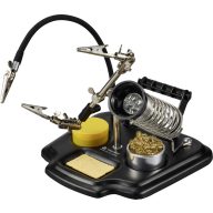   Harmadik kéz paneltartó 3db hajlítható csipesszel, pákatartóval, ón tartóval TOOLCRAFT ZD-10Y