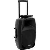   Omnitronic MES-12BT2 Hordohzató PA hangfal 30.48 cm 12 coll Akkuról üzemeltetett, Hálózatról üzemeltetett 1 db