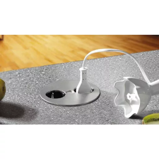 Bachmann 931.000 Beépíthető elosztó 2 részes Ezüst, Fekete Védőérintkezős 1 db