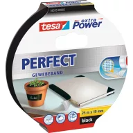   tesa PERFECT 56339-00002-01 Szövet ragasztószalag tesa® extra Power Fekete (H x Sz) 25 m x 19 mm 1 db