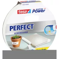   tesa PERFECT 56339-00003-01 Szövet ragasztószalag tesa® extra Power Fehér (H x Sz) 25 m x 19 mm 1 db
