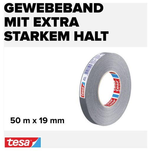 tesa PERFECT 57230-00005-02 Szövet ragasztószalag tesa® extra Power Szürke (H x Sz) 50 m x 19 mm 1 db