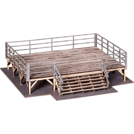 NOCH 0066826 H0 Rögzített színpad rézfúvós zenével