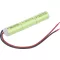 Mexcel Inline L1x3 Akkucsomag Cellaszám: 3 Elem- és akkuméret: Sub-C Magas hőmérséklet álló, Kábel, Flat-top NiMH 3.6 V 2500 mAh