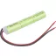 Mexcel Inline L1x3 Akkucsomag Cellaszám: 3 Elem- és akkuméret: Sub-C Magas hőmérséklet álló, Kábel, Flat-top NiMH 3.6 V 2500 mAh