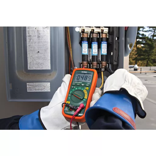 Extech EX350 Kézi multiméter digitális CAT III 600 V Kijelző (digitek): 4000