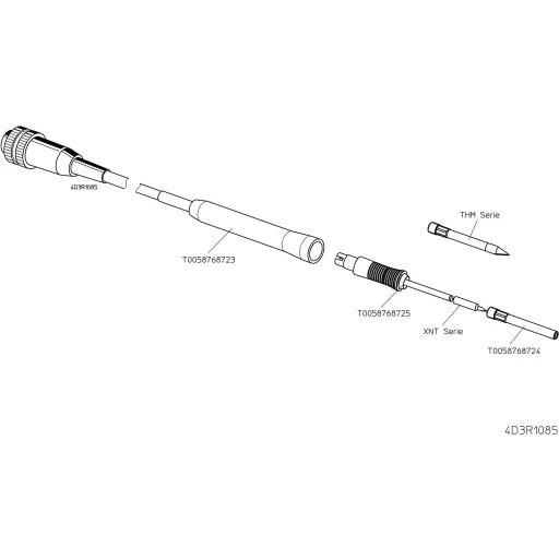 Weller WTP 90 Set Forrasztópáka készlet 24 90 W Véső forma 100 - 450 °C