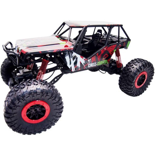 Amewi 22216 Crazy Crawler 1:10 RC kezdő modellautó Elektro Crawler 4WD Akkuval, töltőkészülékkel és adóakkukkal