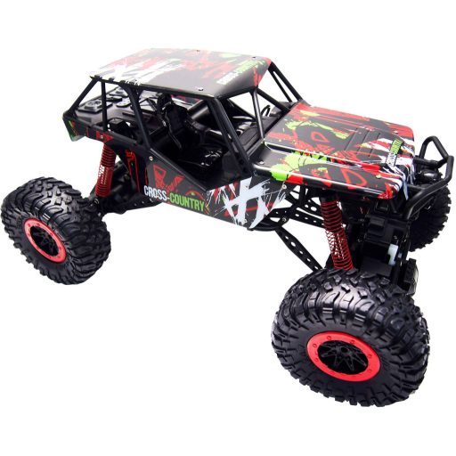 Amewi 22216 Crazy Crawler 1:10 RC kezdő modellautó Elektro Crawler 4WD Akkuval, töltőkészülékkel és adóakkukkal