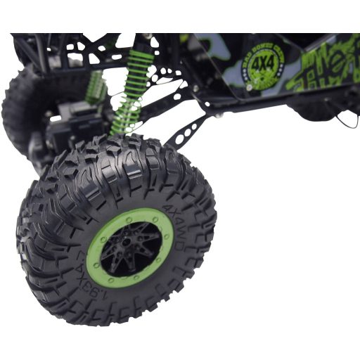 Amewi 22217 Crazy Crawler 1:10 RC kezdő modellautó Elektro Crawler 4WD Akkuval, töltőkészülékkel és adóakkukkal