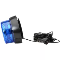   WAS Körkörös lámpa W112 853.2 12 V, 24 V Fedélzeti hálózatról Tapadókorongos talp, Csavaros szerelési mód, Mágneses rögzítős Kék