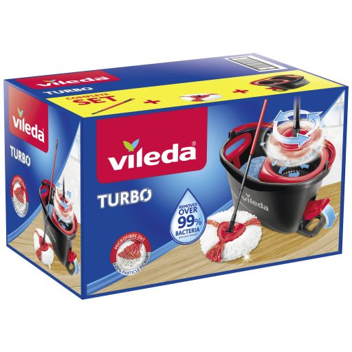 Vileda 146590 Turbo EasyWring & Clean Felmosó készlet Fekete 1 db