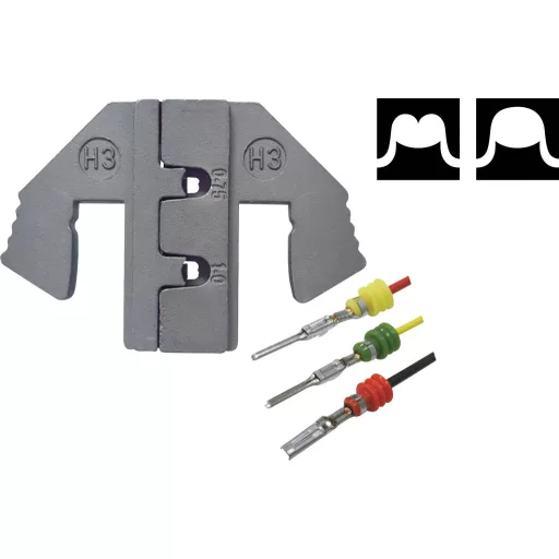 Krimpelő betét, krimpelő fogóba 0.75 - 1 mm² TOOLCRAFT 1511624