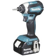   Makita DTD153RTJ DTD153RTJ Akkus ütvecsavarozó 170 Nm 18 V Vele szállított akkuk száma 1 5 Ah Lítiumion akkuval, Hordtáskával