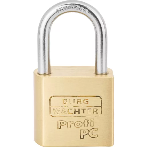 Burg Wächter 116 PC 50 Niro Függő lakat Sárgaréz Profilhengeres lakat