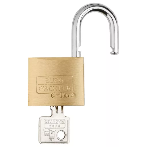 Burg Wächter 4er Set Set Quadro 222 40 SB Függő lakat Egyidőben záródó Sárgaréz Kulcsos zár