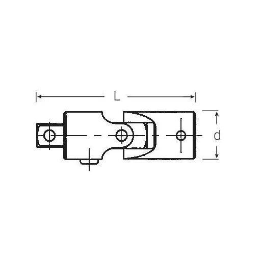 Stahlwille 407 QR 11021000 Kardáncsukló 1/4 coll Meghajtás (csavarhúzó) 1/4 (6,3 mm) 45 mm 1 db